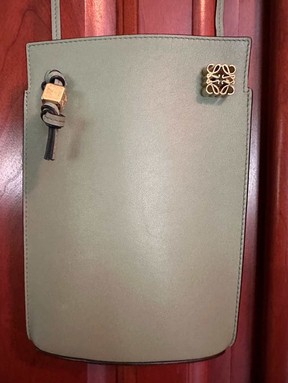 Loewe Mini Crossbody with Gold Anagram. Bonus Cube Charm, Bags Included! - Picture 2 of 13